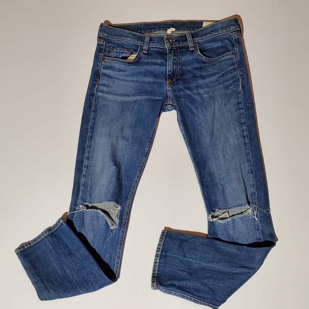 Rag & Bone Tomboy Skinny Jeans in Burnley Sz27 - Picture 4 of 5